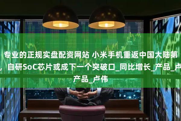 专业的正规实盘配资网站 小米手机重返中国大陆第一，自研SoC芯片或成下一个突破口_同比增长_产品_卢伟