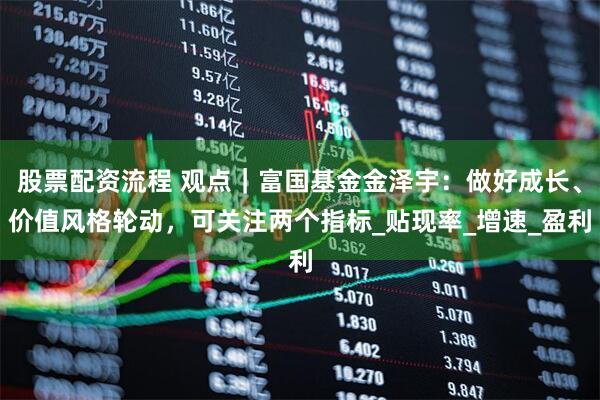 股票配资流程 观点｜富国基金金泽宇：做好成长、价值风格轮动，可关注两个指标_贴现率_增速_盈利