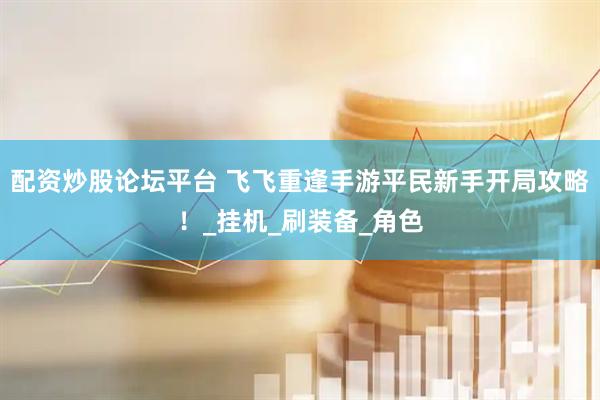 配资炒股论坛平台 飞飞重逢手游平民新手开局攻略！_挂机_刷装备_角色